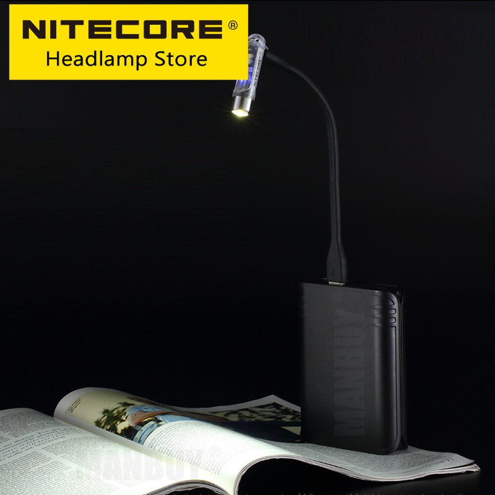 Nitecore Type-C/Micro-Usb Naar Flexibele Usb Stand Opladen Kabel Voor Tup Buis Tipse TIP2 Tini mh Serie Zaklamp HC65 Koplamp