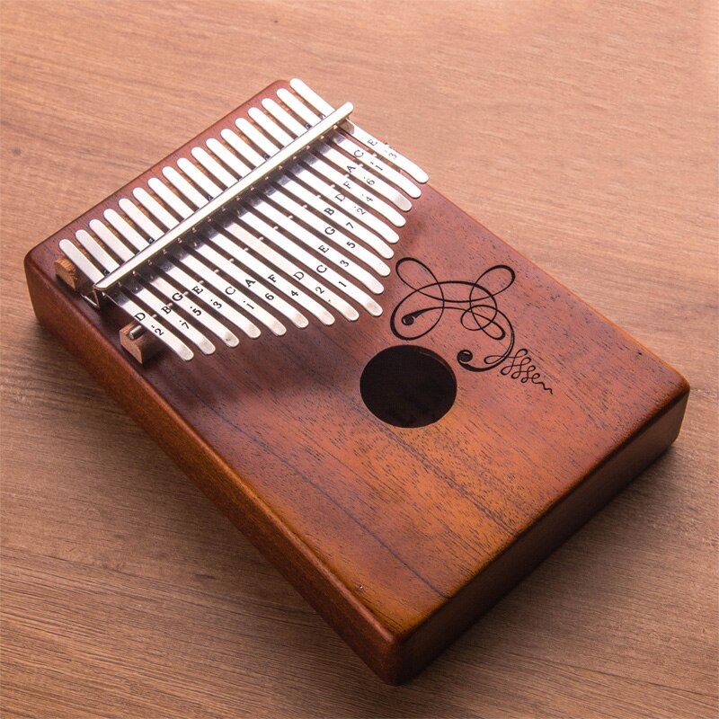 Kalimba, 17 teclas, Pulgar, Piano, de gran , dedo de caoba, Piano portátil, 17 teclas, teclado de música, instrumento