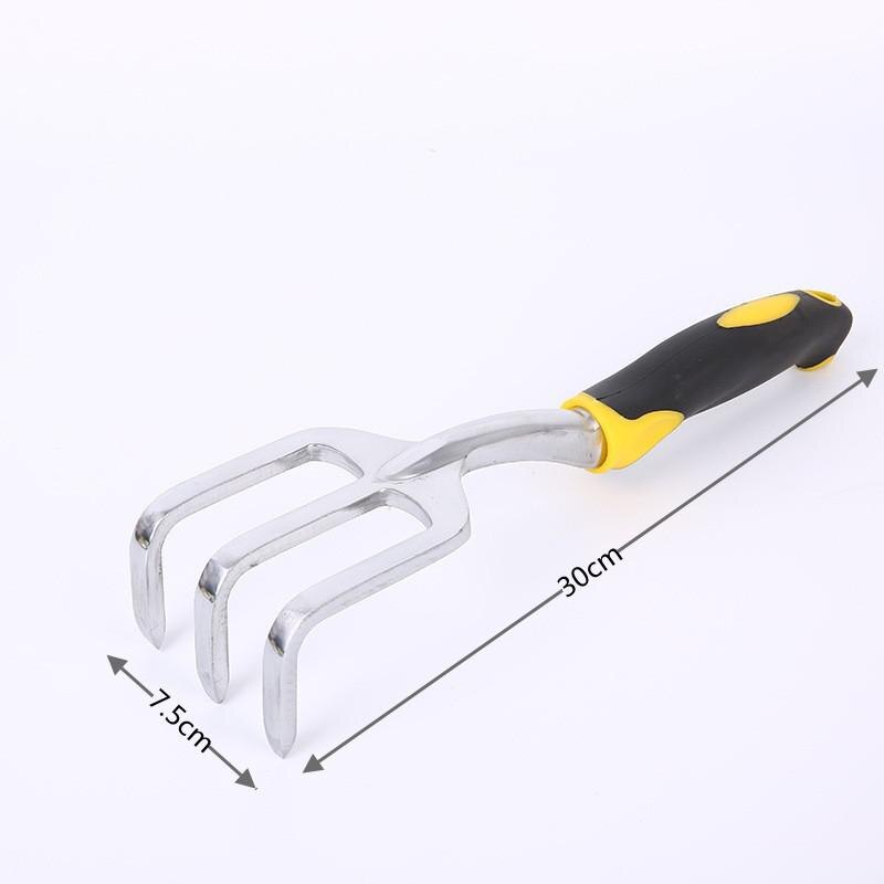 Garden Tool Set Stainless Steel Hand Tool Gardening Kit Include Hand Trowel Transplant Trowel And Cultivator Hand Rake: 5