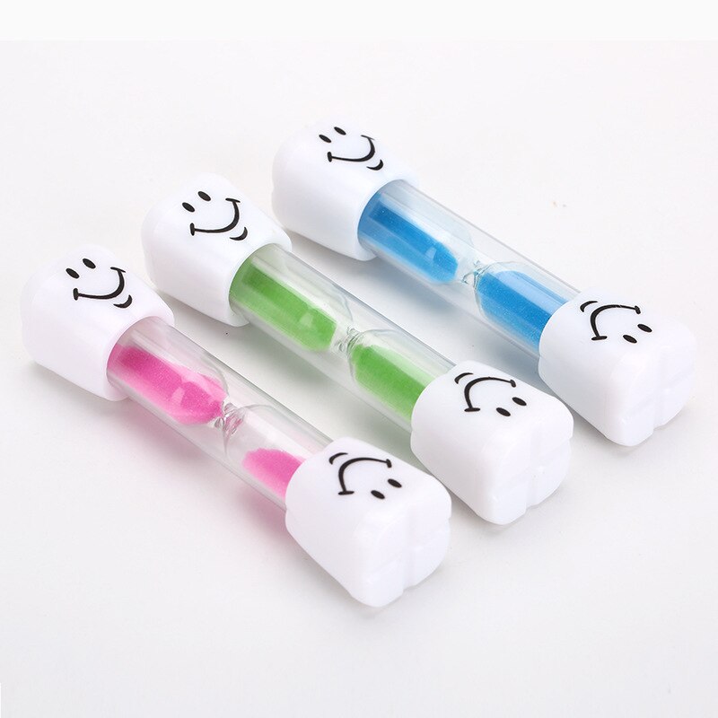 3 Minute Children Kids Hourglass Toothbrush Timer Smiling Face For Cooking Sandy Clock Brushing-Teeth Sandglass