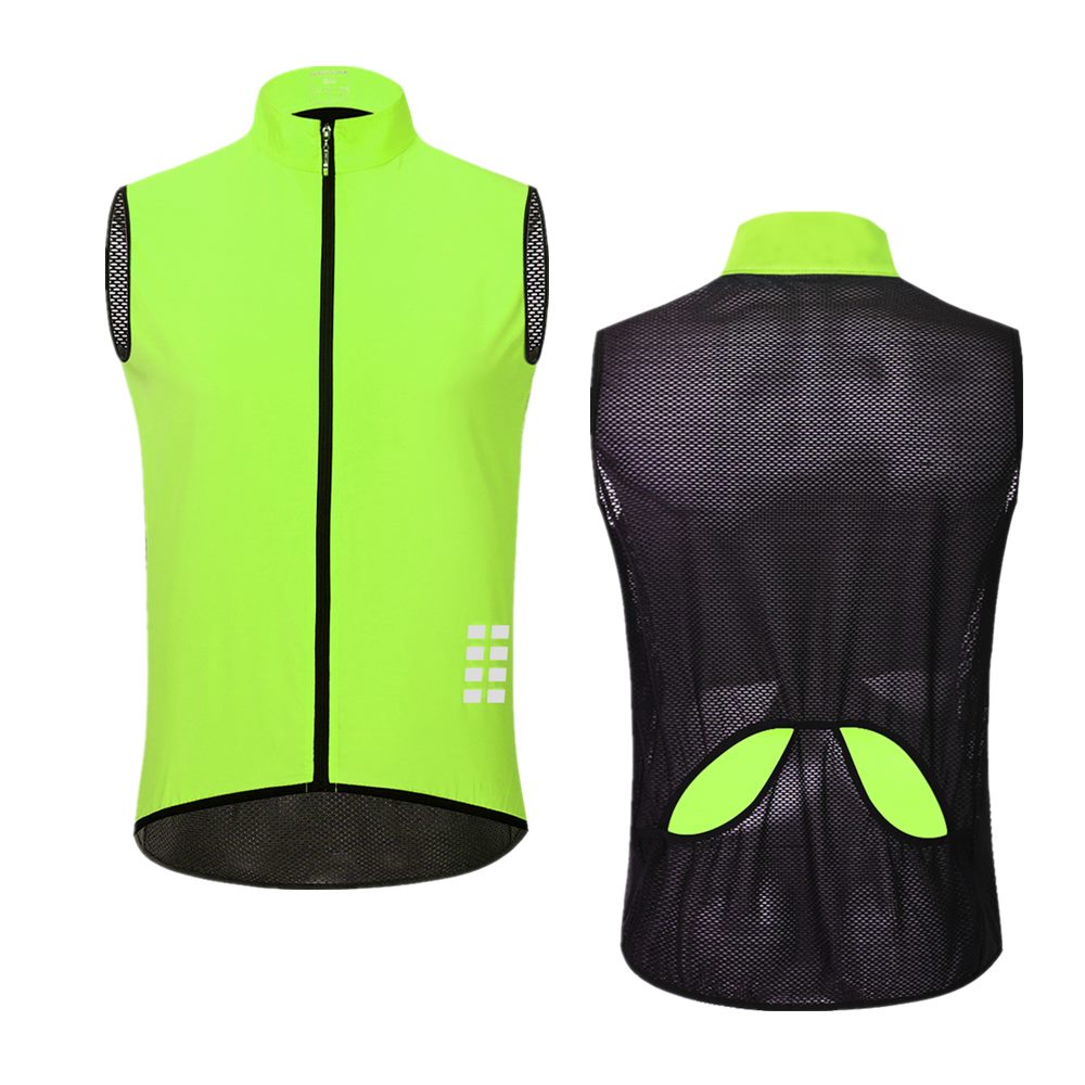 Ademend Mesh Mouwloze Motorjacks Moto Vest Downhill Mtb Run Fietsen Hoge Zichtbaarheid Motorbike Fietsen Jassen: BL221G / XXXL