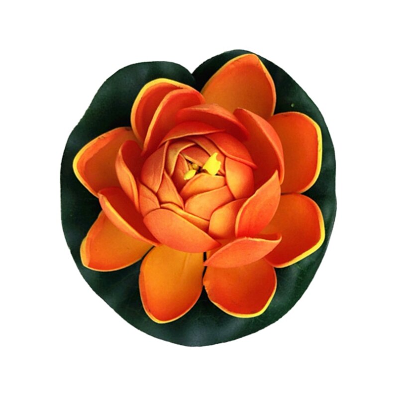 Pool Fish Tank Simulation Flower Decoration Simulation Water Lily Outdoor Garden Sculptures: 18