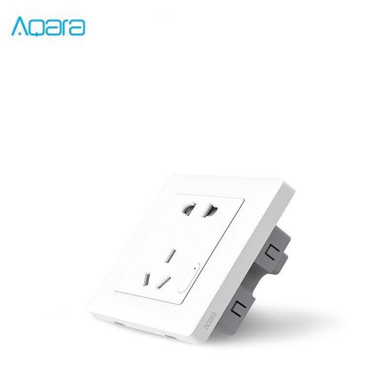 Originele Aqara Smart Light Control Zigbee Wandschakelaar Socket Plug Smartphone Voor Xiaomi App Draadloze Afstandsbediening Smart Home Apparaat