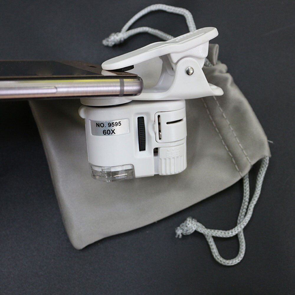 Durable Microscope Macro Lens Magnifying Inspection Camera Three LR43 Power Supply (Included) Magnifier Loupe