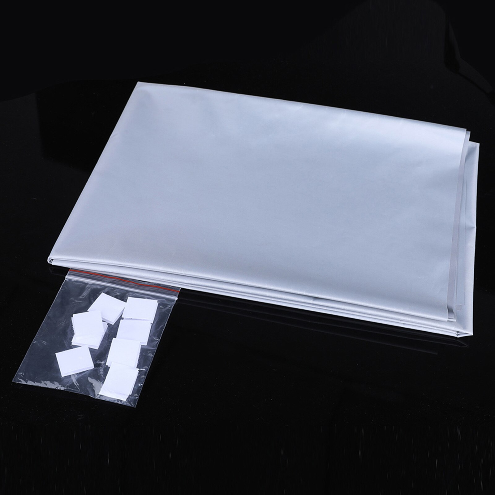 Portable Projector Screen HD 16:9 Frameless Video Projection Screen Foldable Wall Mounted for Home Theater Office Movies