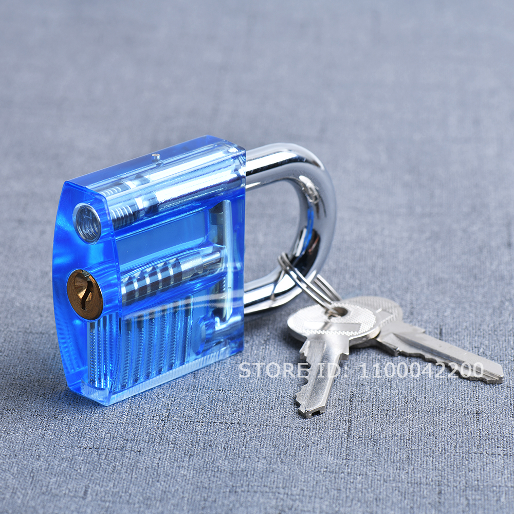 Practice Padlock Locksmith Supplies Transparent Copper Locks Training Skill Padlocks Locksmith Tool Locks Visible Lock Hardware