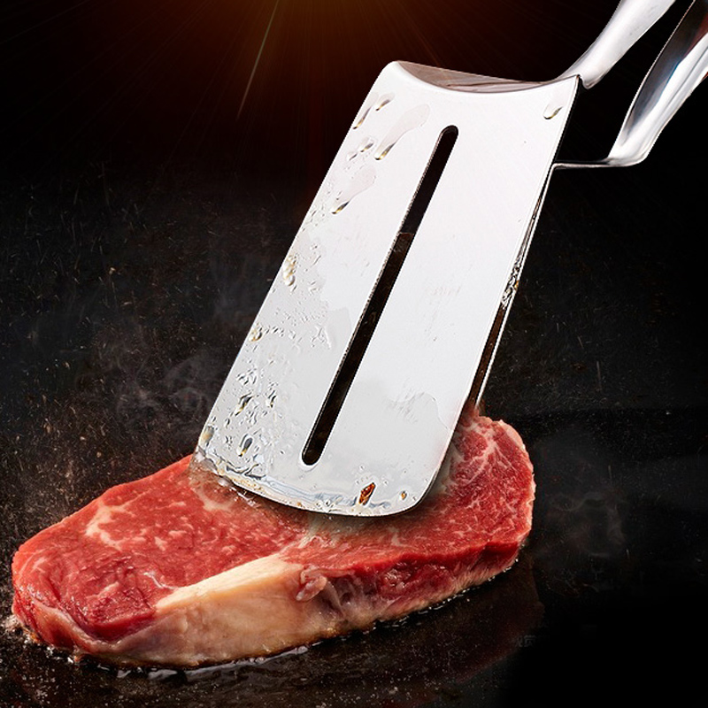 BBQ Dreher Edelstahl Grill Zange Fisch Steak Dreher BBQ Grill Fleisch Zangen Küche Zangen für Kochen BBQ Grill Zubehör