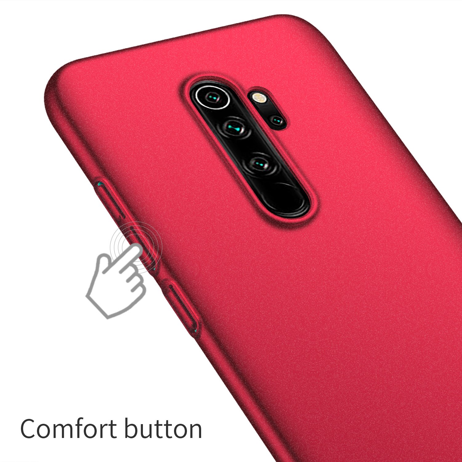 Voor xiaomi redmi note 8 Pro Case Hard PC Slim Matte Beschermende cover case voor xiaomi redmi note 8 8pro note8