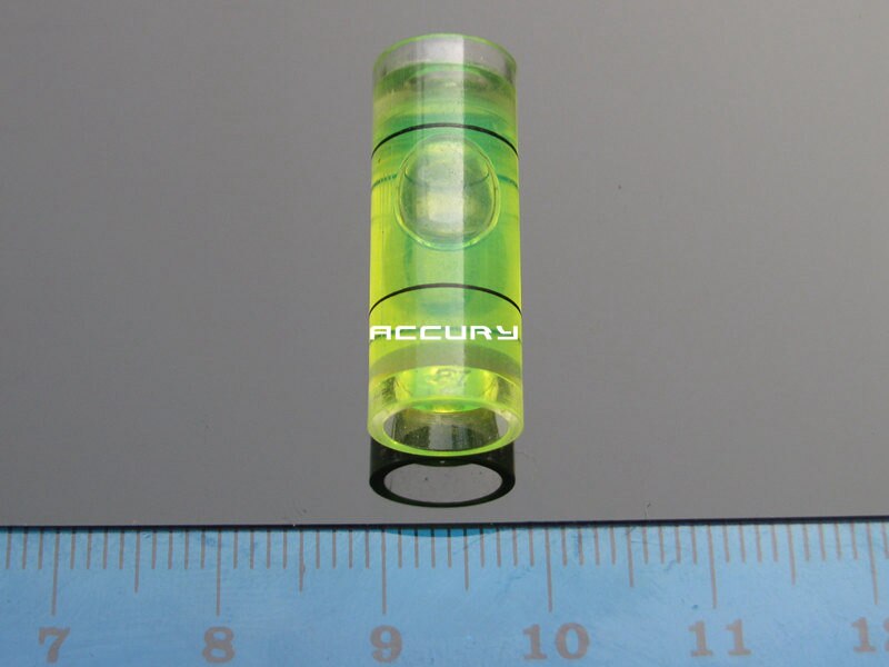 100pcs 9.5*25mm Plastic Buisvormige waterpas Fotolijst leveler Muur TV waterpas