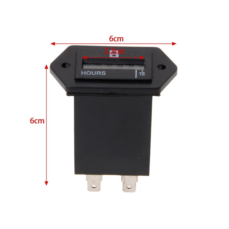 DC 10 V-80 V Generator Verzegelde Urenteller Teller Voor Boten Vrachtwagens Tractoren Auto Urenteller
