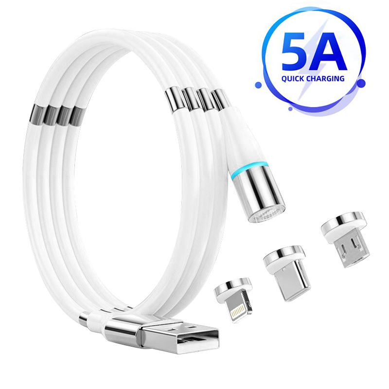 magnetisch selbst Wicklung Kabel Magnet Absorption Magie Seil schnell aufladen Daten Telefon Kabel Auto Lager Pro Samsung Huawei iPhone