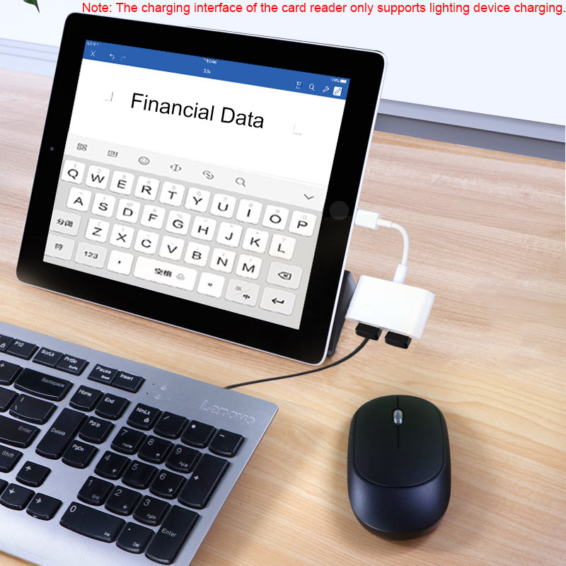 OTG USB Camera Multimemory Adapter for Lightning To Micro SD TF Card Reader Kit for Iphone Ipad for Apple Ios 13 Converter