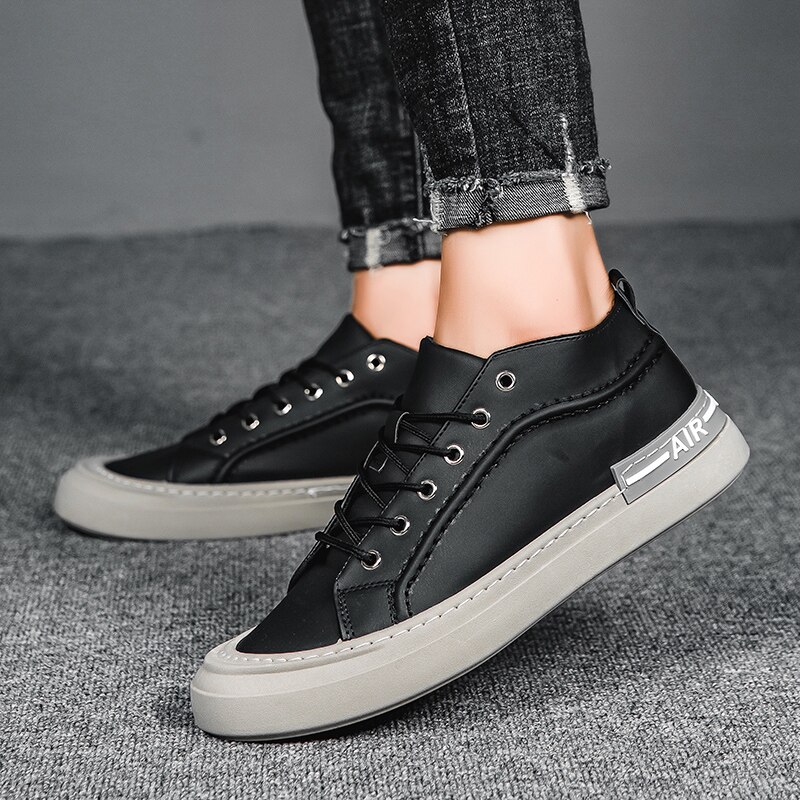 Canvas skor herr vår sommar fritid canvas skor för herr snörning plattor herr skor kör sneakers herr skor