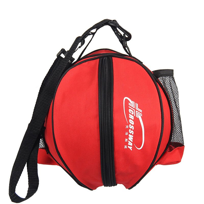 Outdoor-Sport-Schulter-Fußballtaschen für Kinder, Fußball, Volleyball, Basketball, Trainingszubehör, Sportausrüstung: Rot