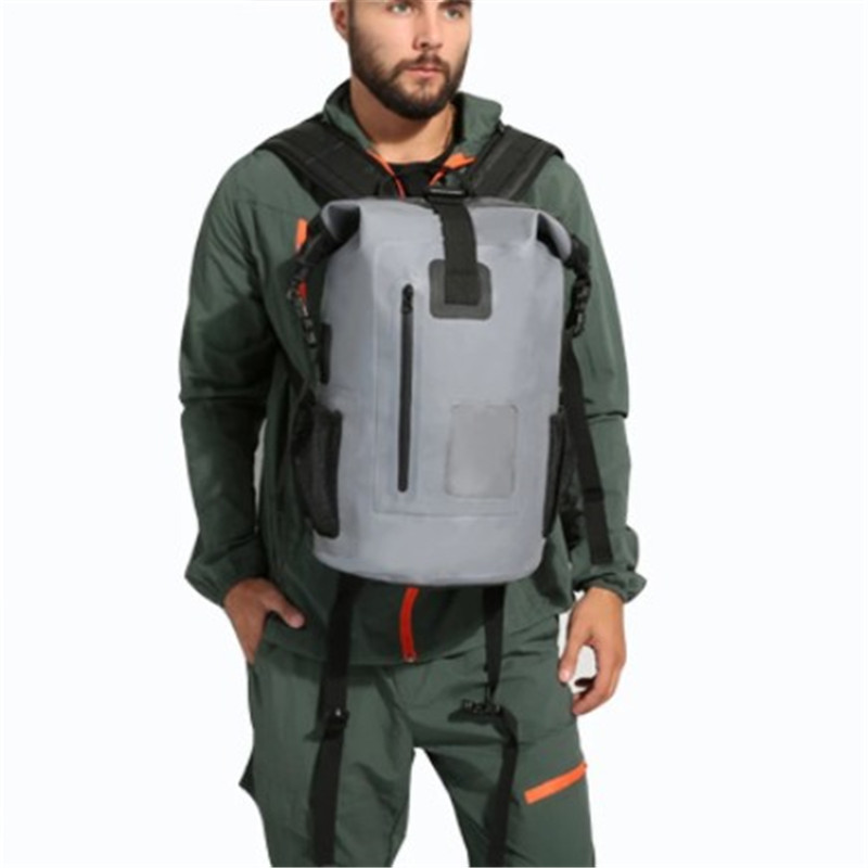 Sac à dos étanche pour Kayak et moto, sac sec de 30l, résistant à l&#39;eau, pour l&#39;extérieur, bateau-40
