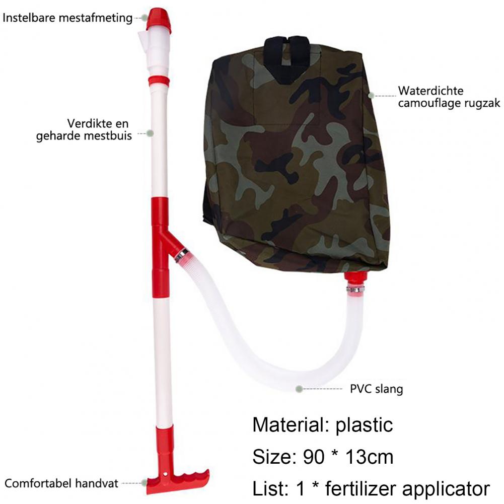 Fertilizer Spreader Multi-Purpose PVC Slang Comfortable Handle Corn Fertilizer Spreader for Yard Garden Supplies Home Garden