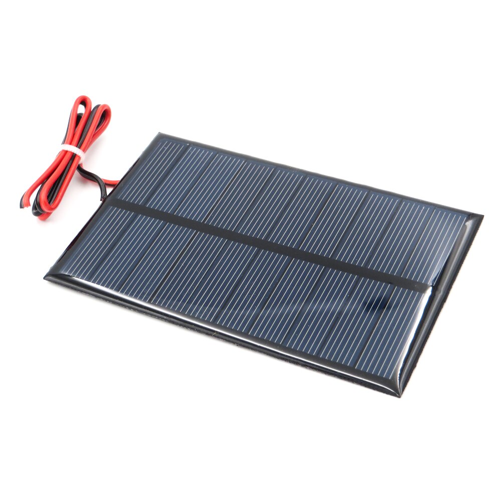 1pc x 5V 250mA with 30cm extend wire Solar Panel Polycrystalline Silicon DIY Battery Charger Small Mini Solar Cell cable toy