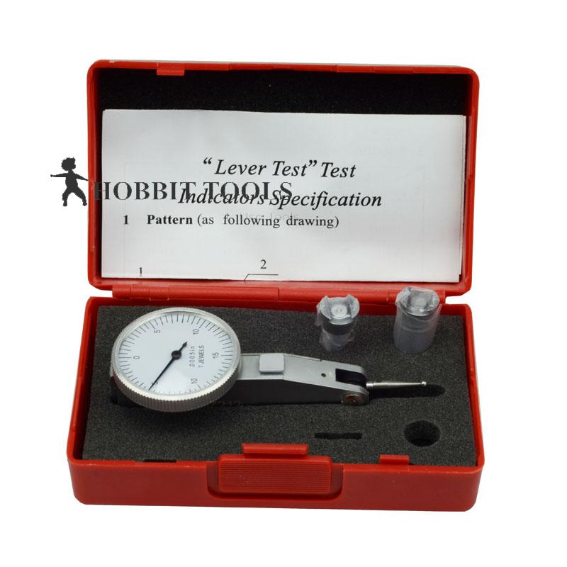 7 Juwelen Inch Maat 0.005 Inch Wijzerplaat Tester Indicator Dial Gauge Meter