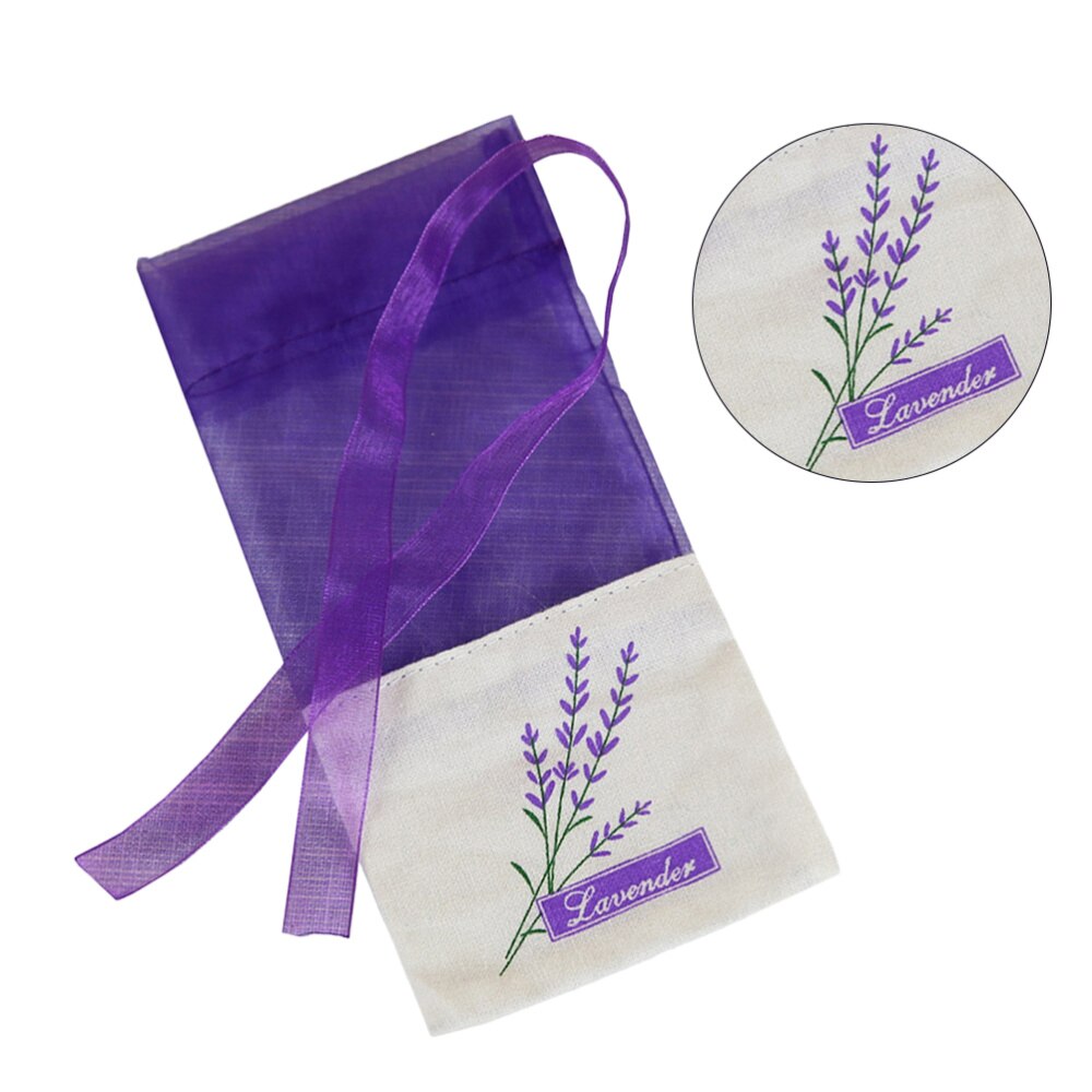 1 Set 12Pcs Lavender Sachet Fragrance Lavender Sachet Style Deep Purple): Default Title