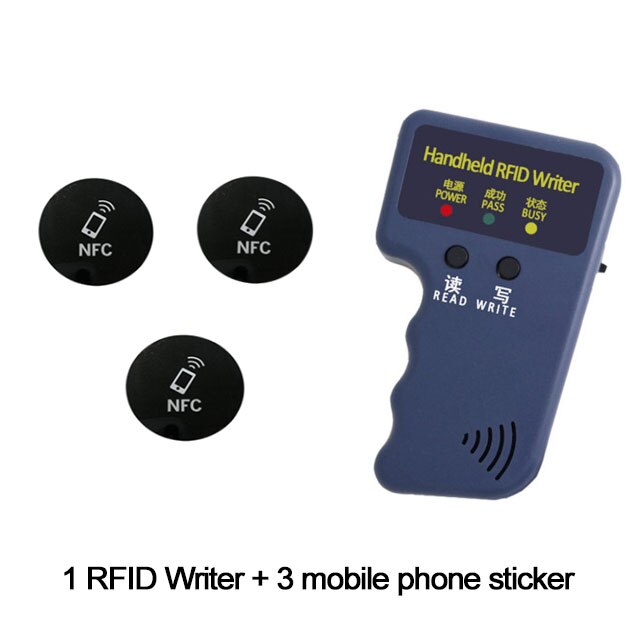 Handheld Access Control Card Reader Rfid Writer 125khz Copier Copier Programmer Card Reader Can Write T5577 Em4305 Label: style 3