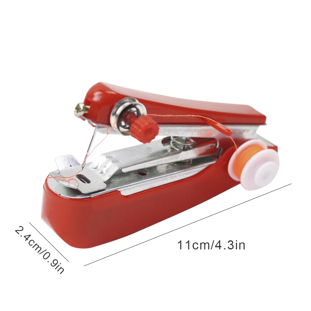 Mini Sewing Machine Simple Manual Operation Portable Simple Sewing Stitching Tool for Home Travel