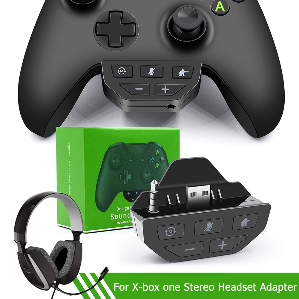 Elektronische Machine Accessoires Controller Stereo Headset Adapter 3.5Mm Audio Hoofdtelefoon Converter Voor Xbox Een