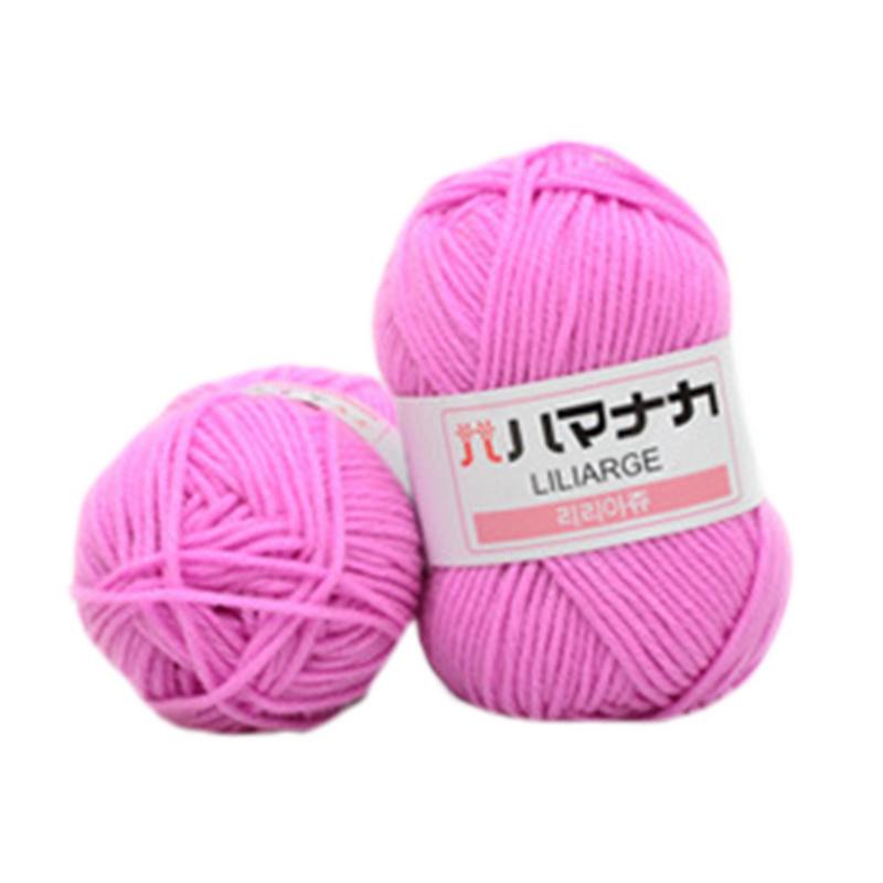 Super Soft Milk Sweet Soft Cotton Baby Knitting Wool Yarn Milk Cotton Thick Yarn for Knitting Scarf Hand Knitting Crochet Yarn