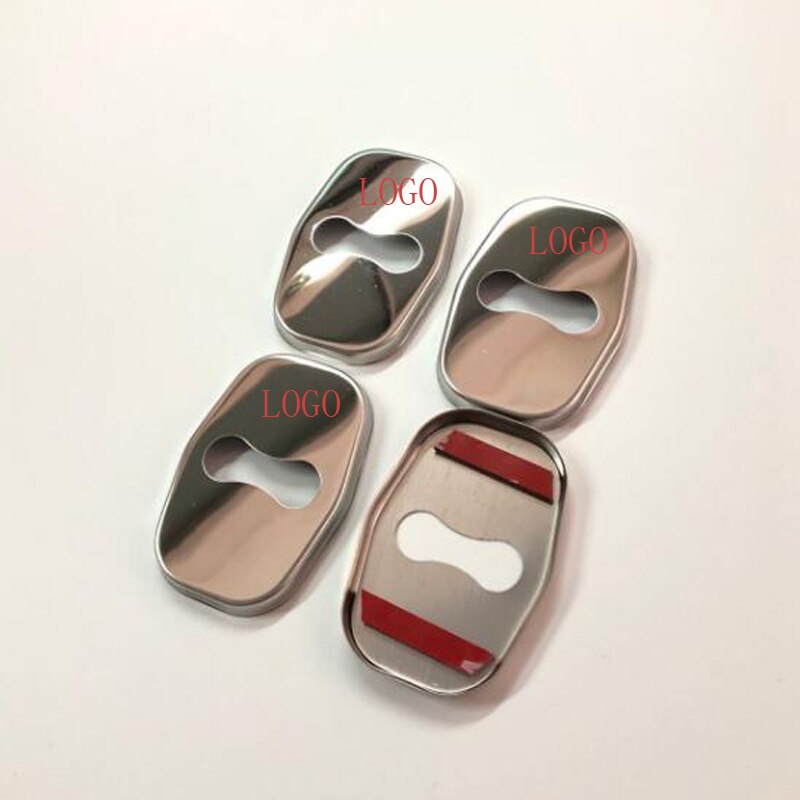 4 Stks/set Auto Deurslot Cover Voor Peugeot 3008 207 307 308 408 406 Anti Roest Waterdichte Shakeproof Deur covers