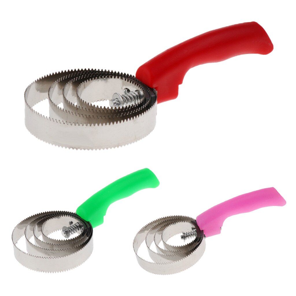 Western Equestrian Horse Currycomb / Pet Curry Comb Groomer - 3 Colors