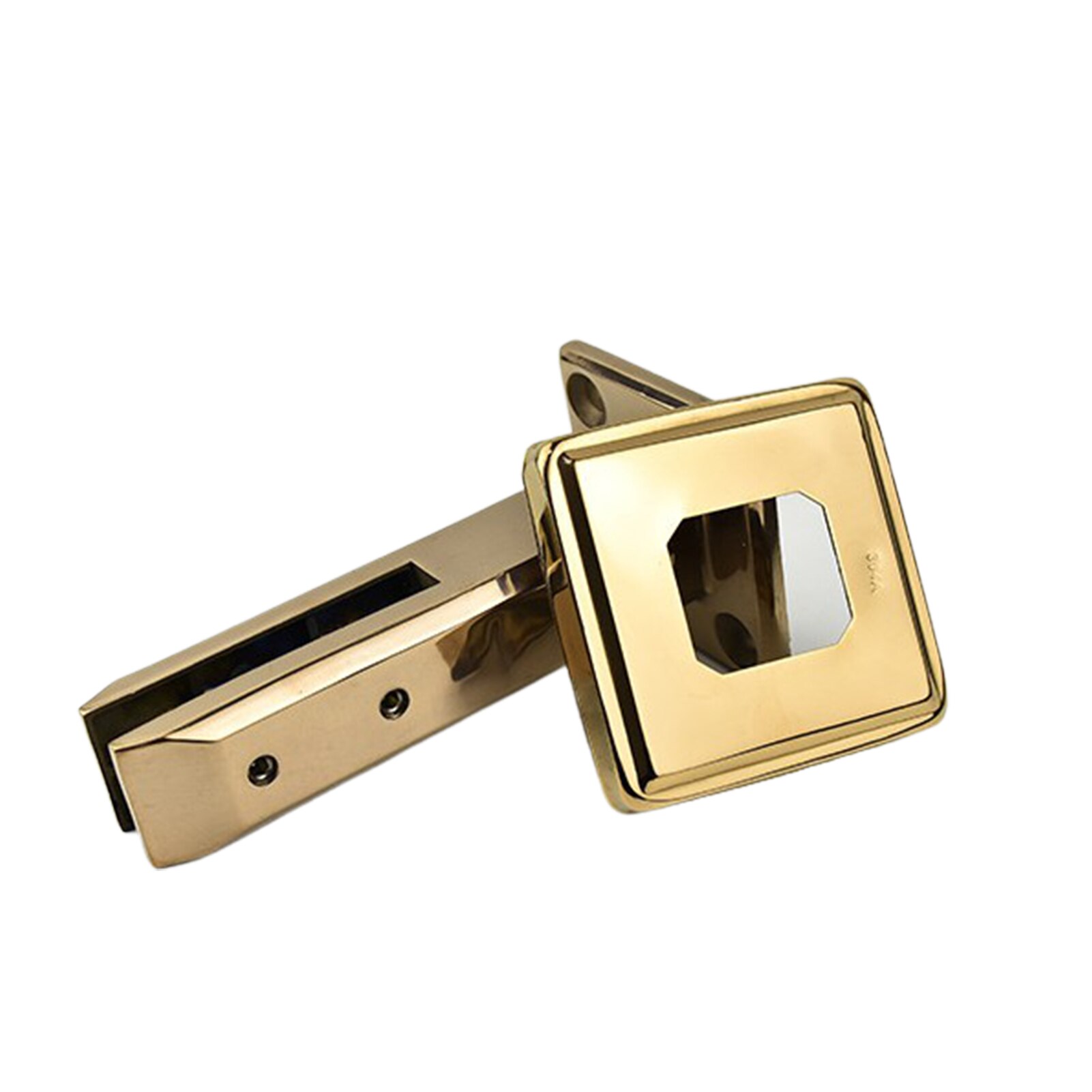 Pince à bec en acier inoxydable 304, pour clôture de piscine en verre carré, Balustrade de clôture: Rose Gold