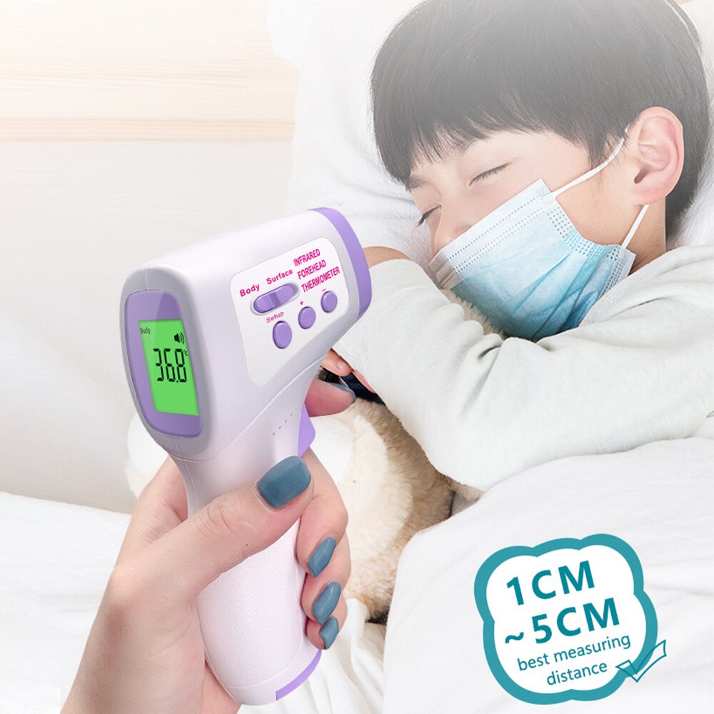 Handheld Infrared Temperature Measurement Standing Thermometer Non-Contact Termometro High Precision Portable Thermometer