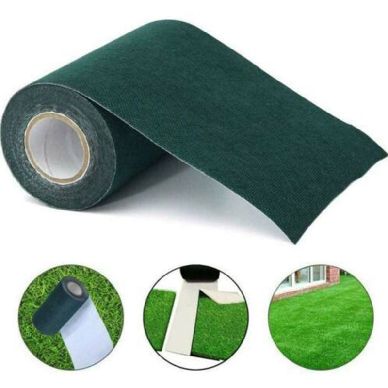 Ootdty 300/500/1000Cm Praktische Duurzaam Gazon Gras Tapijt Kunstgras Naden Fix Zelfklevende Deelnemen Tape tuin