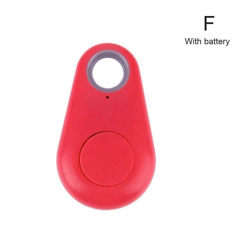 Localizzatore di chiavi compatibile con Bluetooth localizzatore GPS anti allarme perso portafoglio portachiavi portachiavi animale domestico etichetta bambino inseguitore KeyFinder accorto etichetta: F
