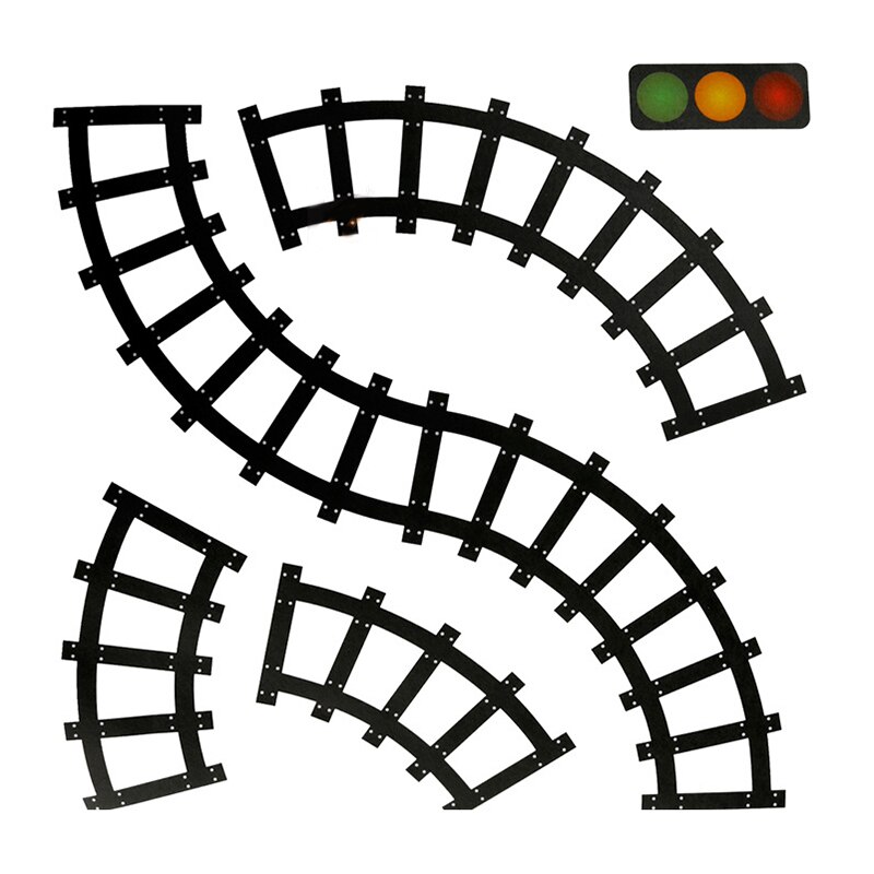 Spelen Road Tape voor Speelgoed Auto 'S en Treinen 3 Rolls 4.8cm x 5m Rechte Curve Track Verkeersborden -Kids