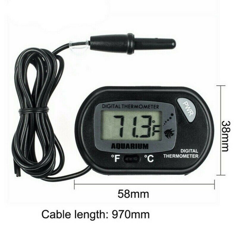 Water Tank Thermometer Lcd Digitale Fish Tank Reptile Aquarium Water Meter Thermometer Temperatuur