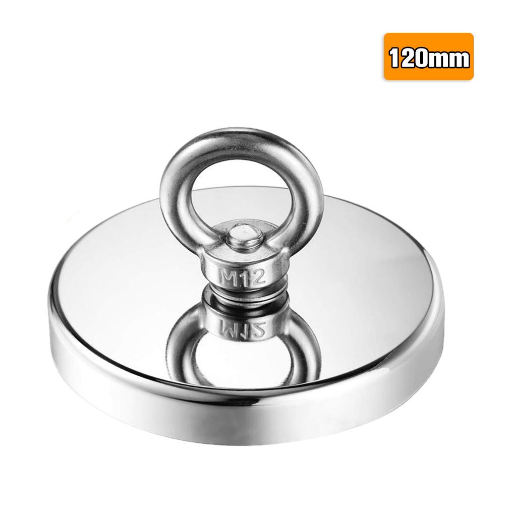 LeKing Super Strong Magnet Pot Fishing Magnets Salvage Fishing Hook Magnets Strongest Permanent Powerful Magnetic Magnet Ring