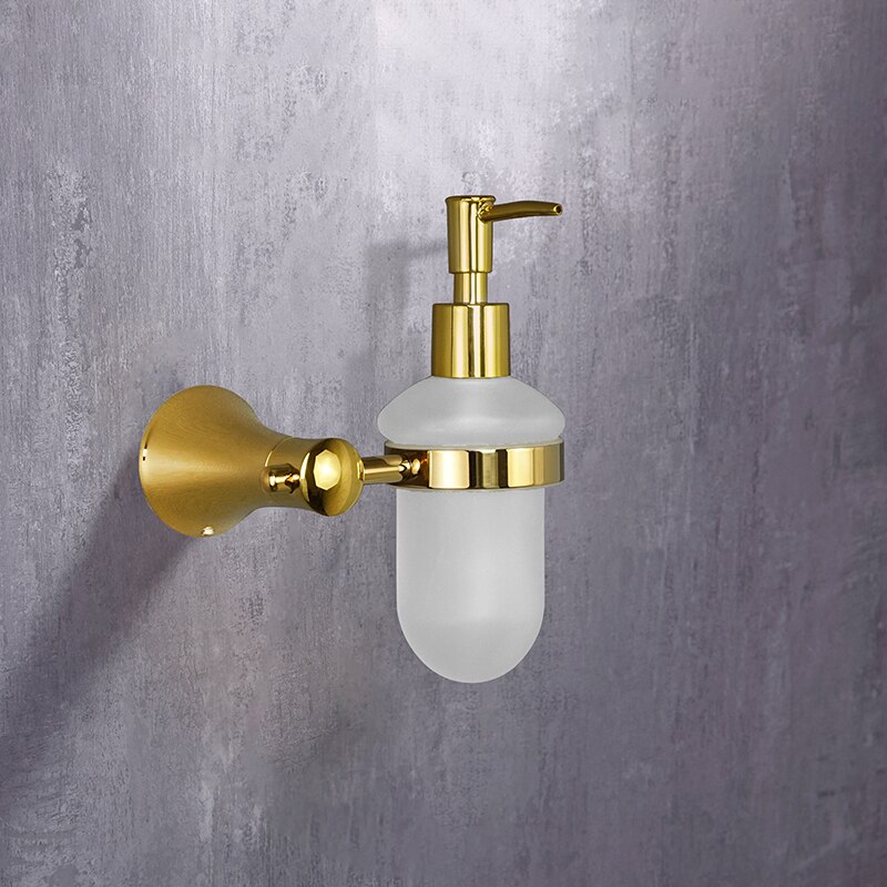 Bathroom Accessories Paper Holder Soap Shelf Towel Rack Toilet Brush Holder Towel Holder Hooks Brass Gold Bathroom Hardware Set