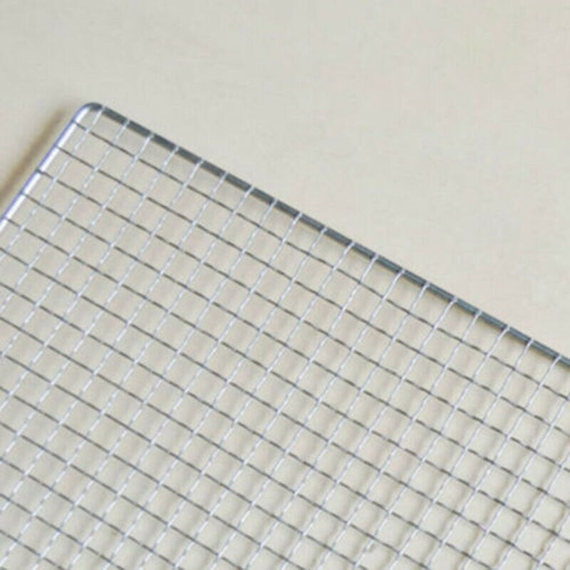 Bbq barbecue grillmat roestvrij staal vervangend gaas draadnet antiaanbak teflon grillmat buiten koken bbq accessoires