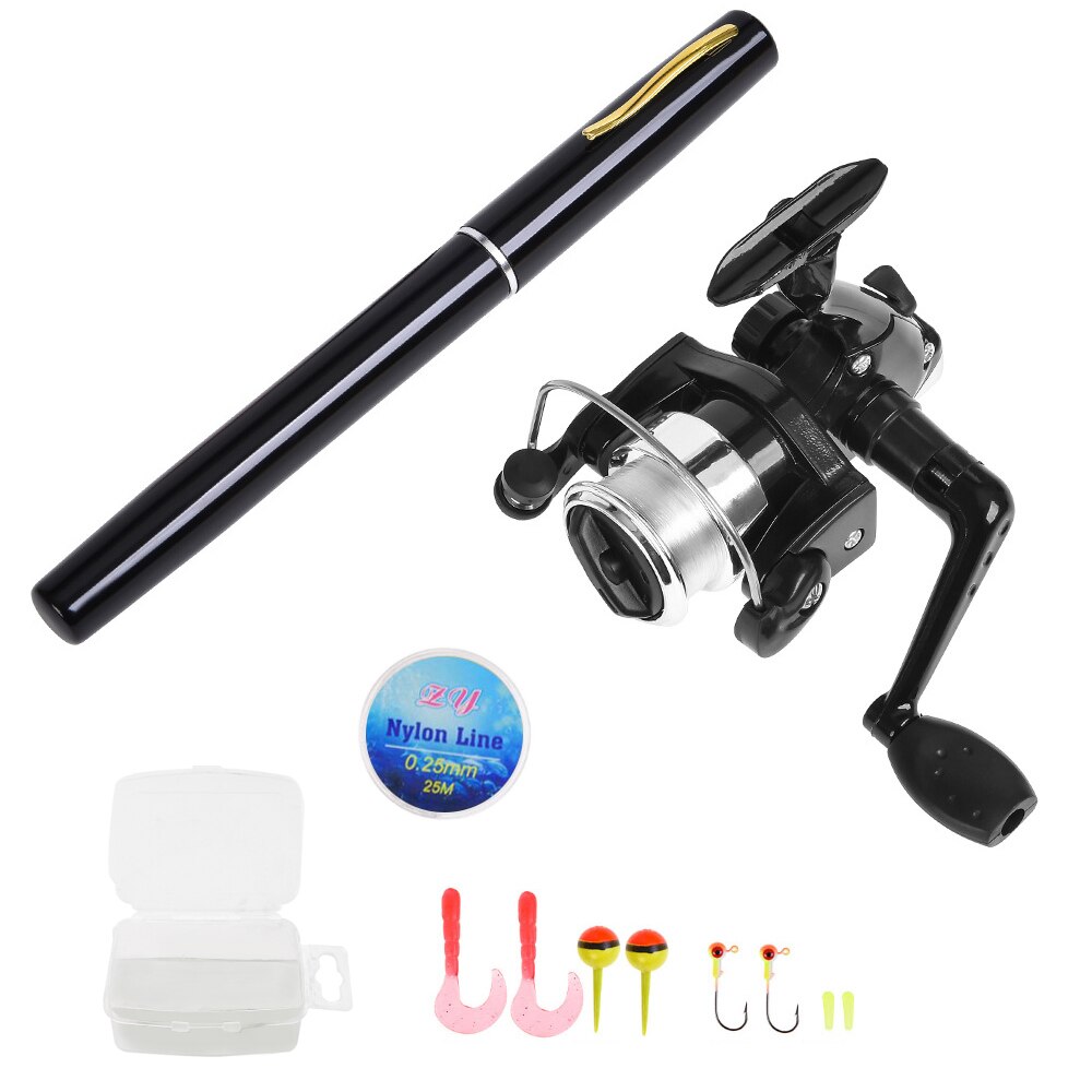 Pen Fishing Rod and Reel Combo Set Mini Telescopic – Grandado