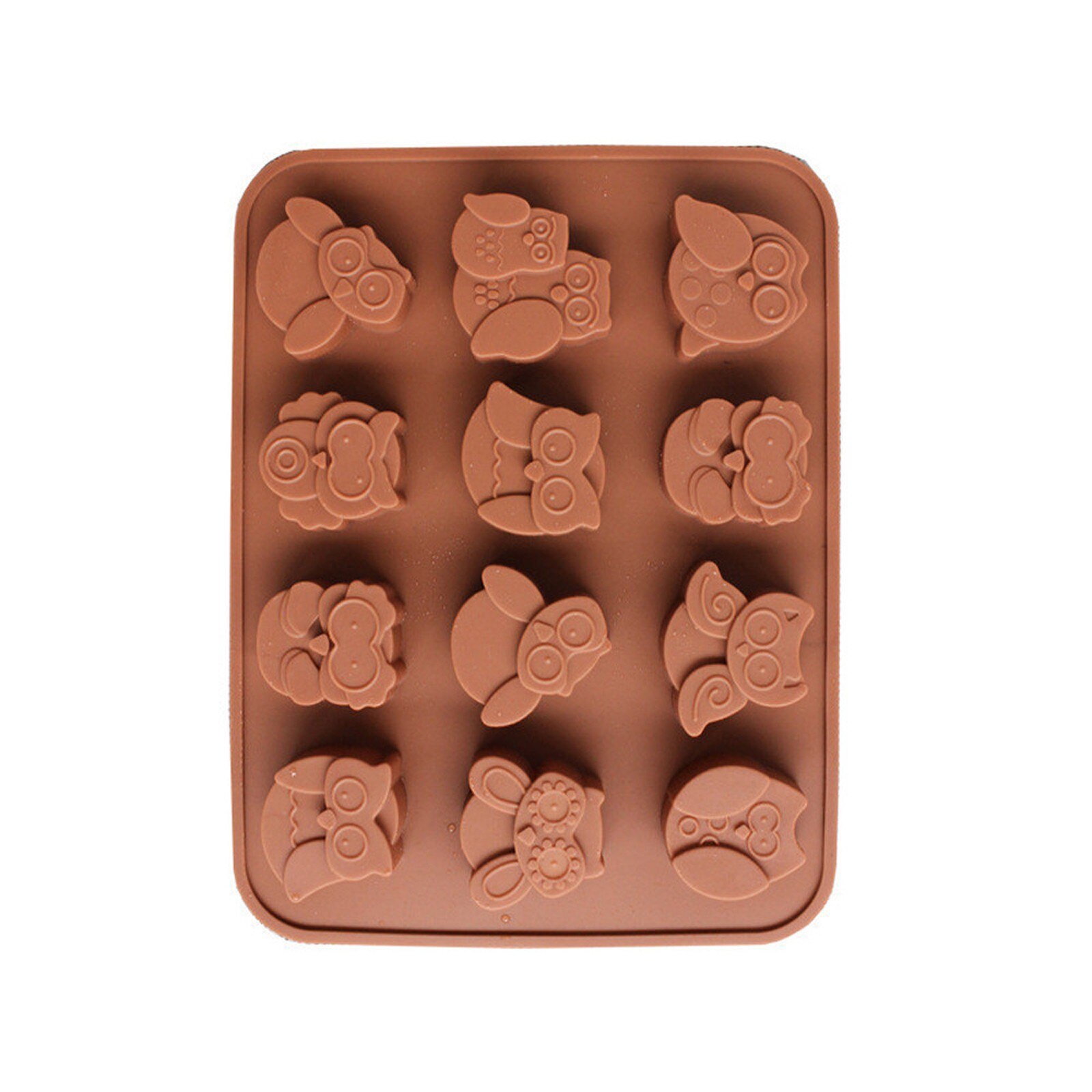 30 # Kerst Diy Chocolade Mal Siliconen Lepel Chocolade Bakken Tools Non-stick Cakevorm Jelly & Snoep 3D mold Decoratie Diy