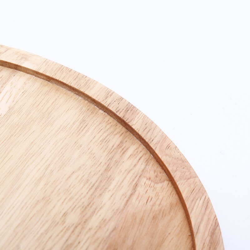 1pcs Big Pine Wood Pizza Plate Natural Color Pizza Tray Wooden Pizza Board 9/12 Inch