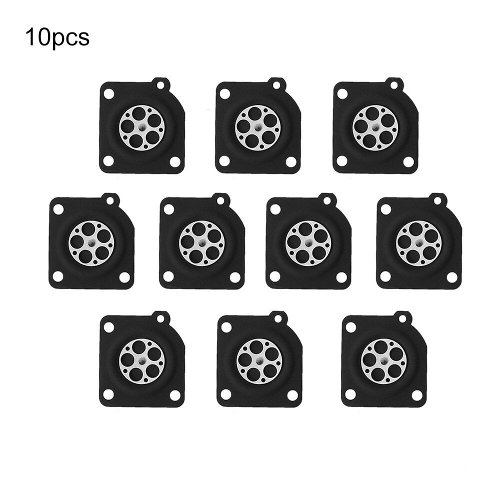 Ensemble de réparation de carburateur ZAMA 180, 10 pièces/lot, membrane de diaphragme doseur, pièces de joint pour ZAMA180 192: Default Title