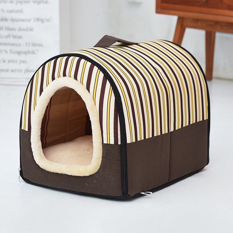 Cama de cachorro de inverno quente canil para animais de estimação ninho de cachorro gato saco de dormir cama para casa de cachorro para gatos