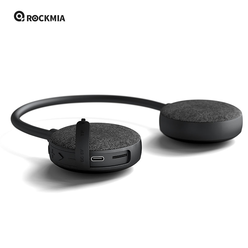 Rockmia Neck Speaker EBS-906 Bluetooth 5.0 Wearable Wireless TF Card Music Player For Home Outdoor Walking Ridding Cycling