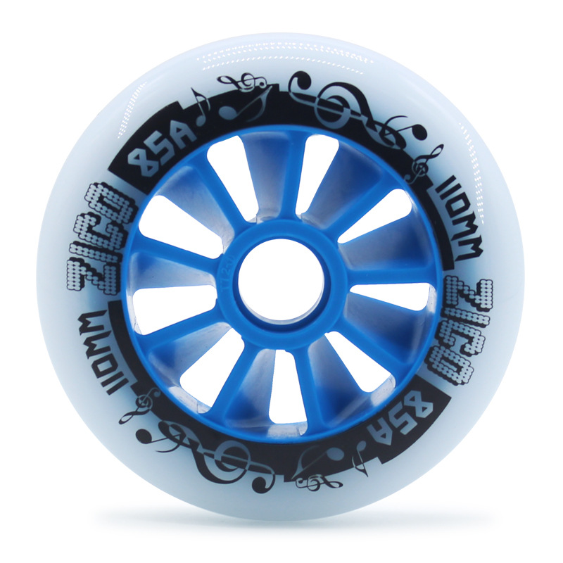 85A 90Mm 100Mm 110Mm Inline Skates Wielen Band Voor Schaatsen Schoenen Banden Vervangen Powerslide Cityrun Simmons skates Wiel: Blauw / 90mm