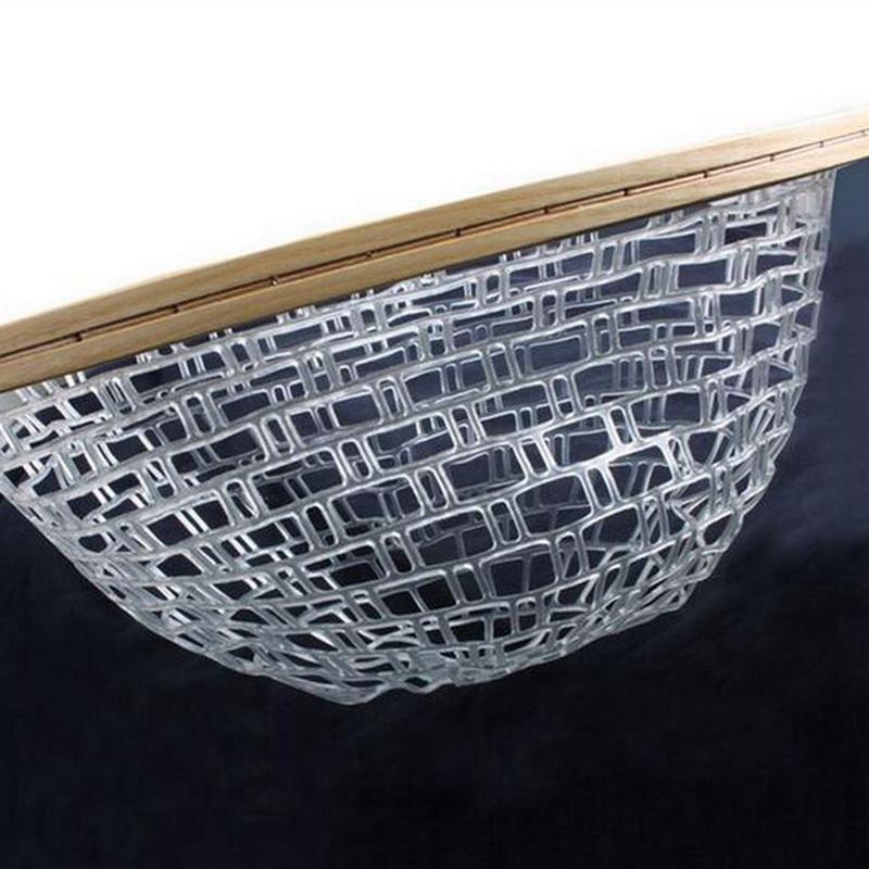 HobbyLane Outdoor Sports Fishing Rubber Dip Net Wooden Handle Floor Net Fly Fishing Nylon Net Squid Net Fishing Supplies