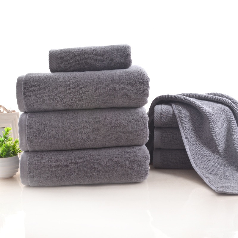 Luxe Handdoeken, Badhanddoek Veel Salon Katoen Grijs Gezicht Handdoek Badkamer Handdoeken Badhanddoeken Voor Volwassenen