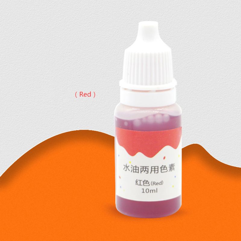 12 Stks/set Diy Bakken Plastic Klei Water Olie Dual-Gebruik Epoxy Pigment 54DC