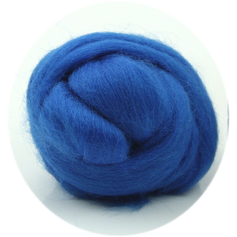 20 kleuren Wol Corriedale Needlefelting Top Zwervende Geverfd Spinning Nat Vilten Fiber: AB