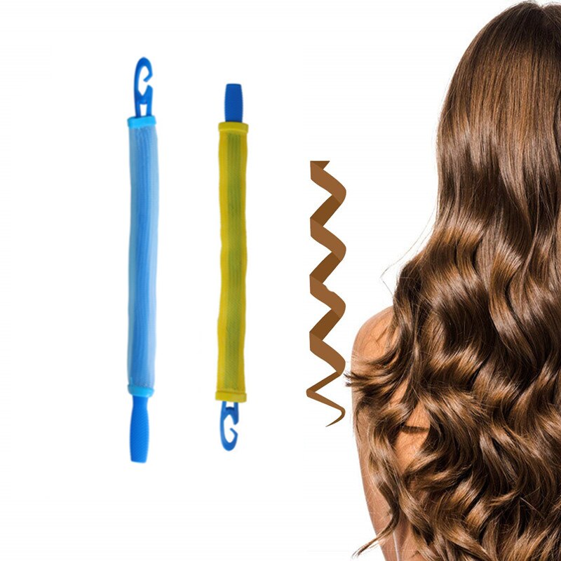 Bigodini morbidi dei bigodini dei capelli per le donne onde senza spirale di calore riccioli rotondi 6 diverso dimensioni 18 pz/impostato